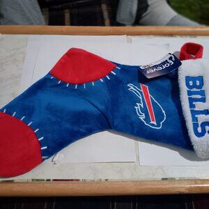 Buffalo Bills NFL Basic Logo Plush 17 Christmas Stocking